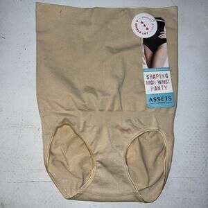 ASSETS by SPANX Women's Medium High-Waist Shaping Panty Beige NEW NWT